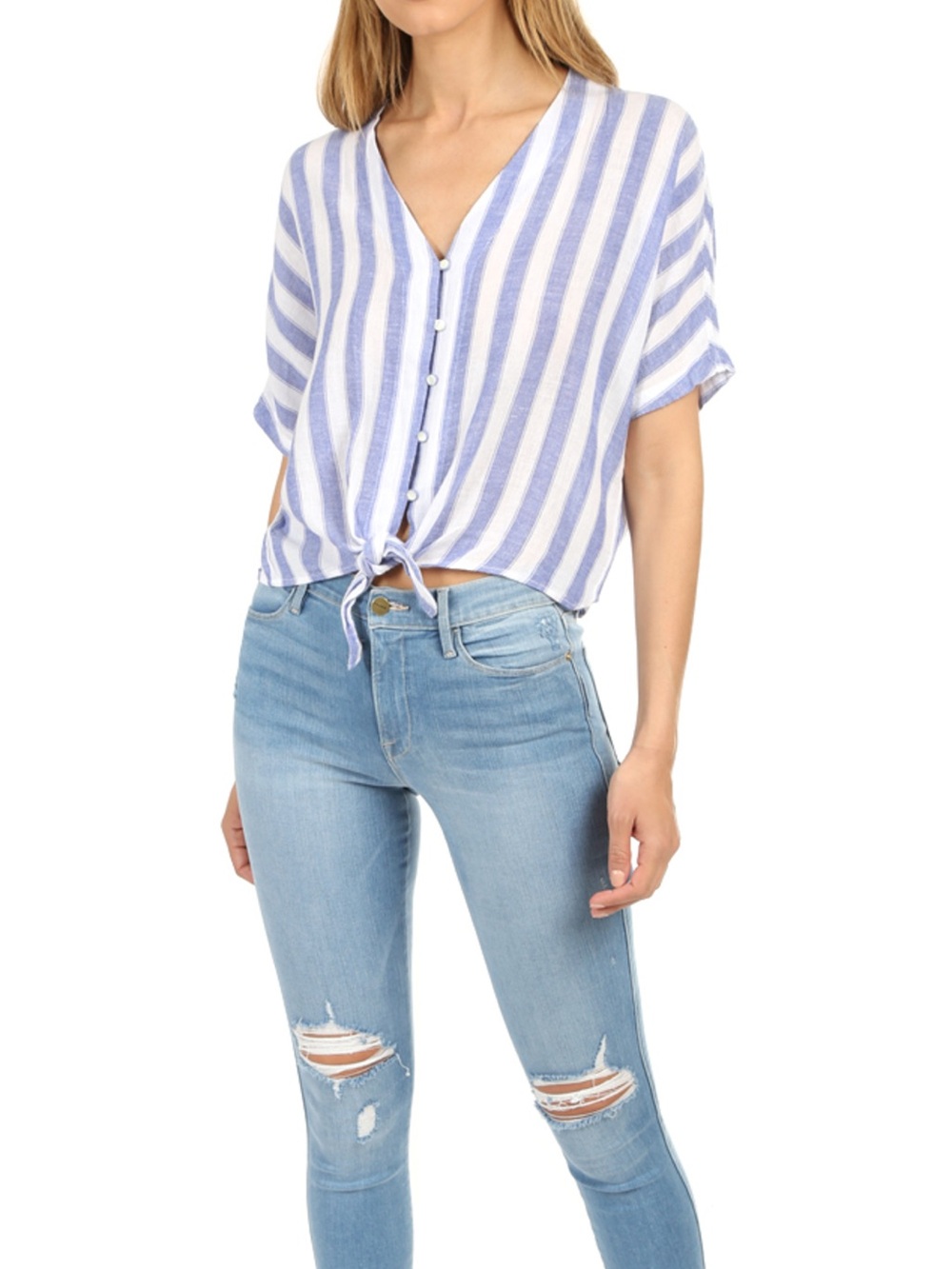 RAILS
THEA TOP - PACIFICA STRIPE
